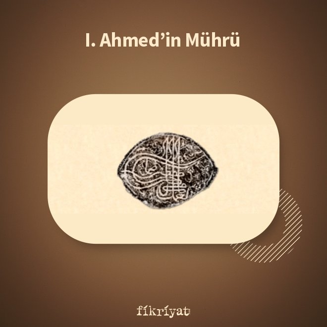 I. Ahmed’in mührü