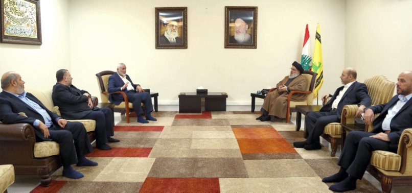 HEZBOLLAH, HAMAS LEADERS HOLD TALKS IN BEIRUT