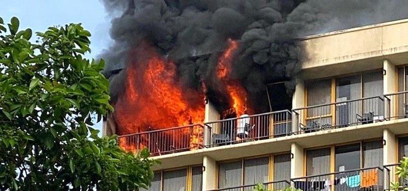 AUSTRALIA POLICE TO CHARGE WOMAN WITH ARSON FOR QUARANTINE HOTEL FIRE