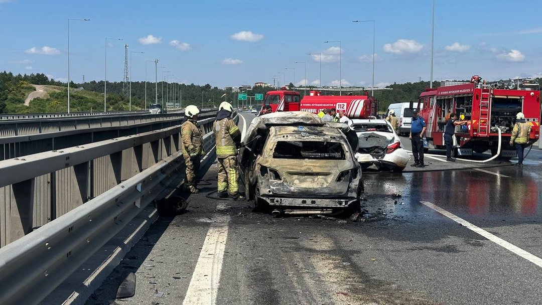 İSTANBUL’DA ZİNCİRLEME KAZA