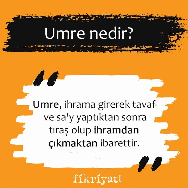 Umre nedir?