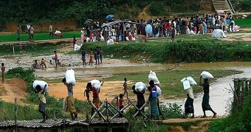 Rohingya hold 'silent protest' on anniversary of exodus to Bangladesh