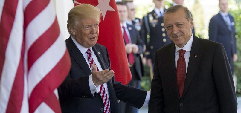 TURKEYS PRESIDENT ERDOĞAN HOLDS PHONE CALL WITH DONALD TRUMP