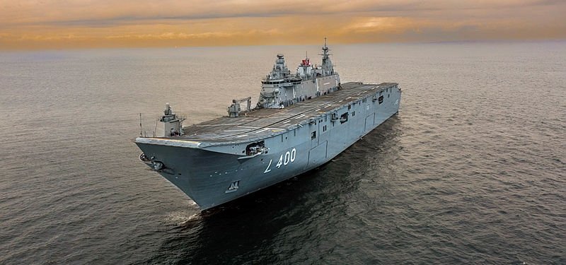 TCG Anadolu military ship ready for Turkish Armed Forces inventory
