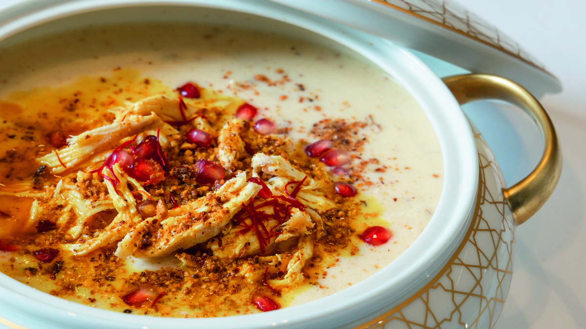 Bademli Terbiyeli Tavuk Çorbası