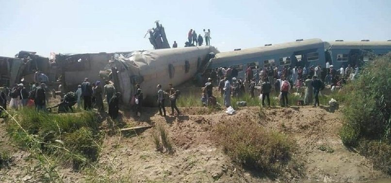 TRAINS COLLIDE IN SOUTHERN EGYPT, KILLING AT LEAST 32