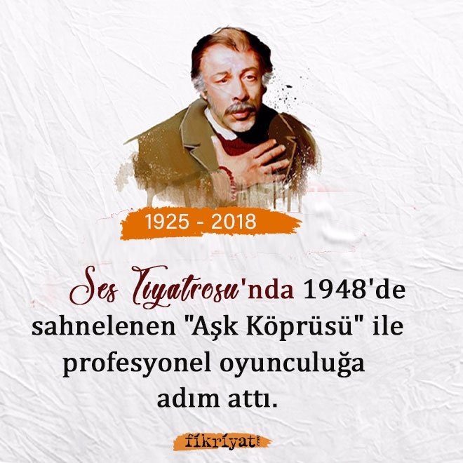 Münir Özkul’un oyunculuğa ilk adımı