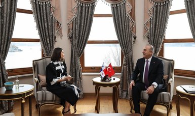 Turkish foreign minister hosts Panamanian counterpart in Istanbul
