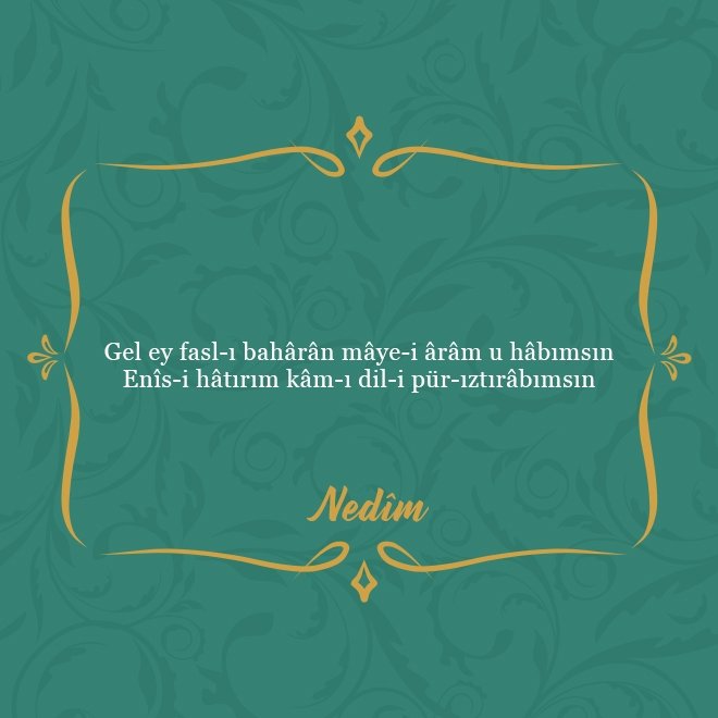 Divan şairlerinden en güzel beyitler