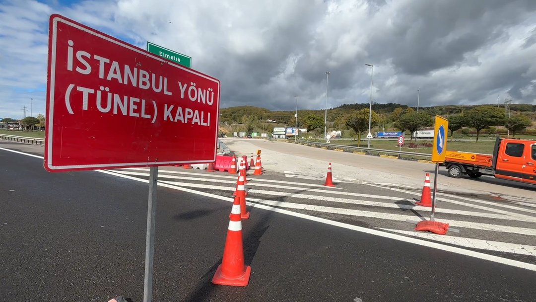BOLU DAĞI’NDA YOL ÇALIŞMASI
