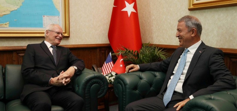 TURKISH MINISTERS MEET WITH NEW US SYRIA ENVOY JEFFREY IN ANKARA