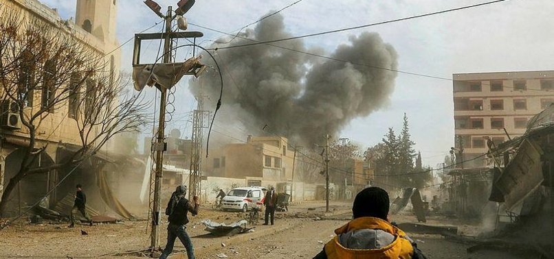 SYRIA JETS POUND REBEL ENCLAVE AS GROUND ASSAULT LOOMS
