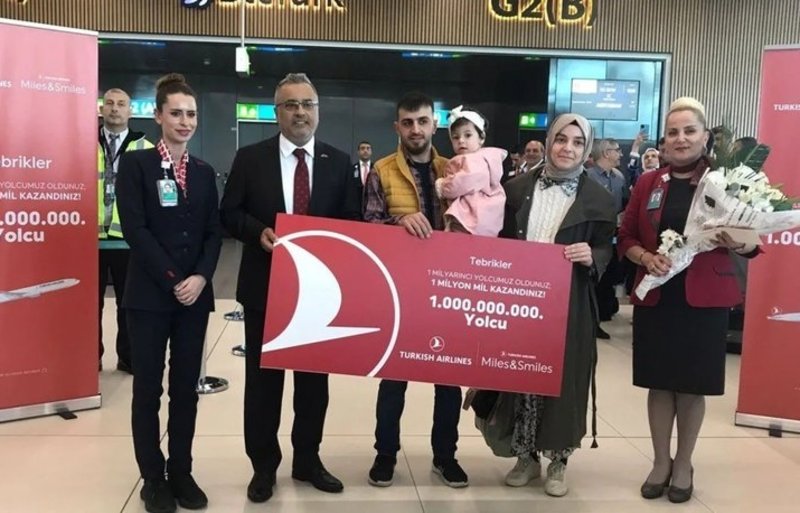 THY 1 milyarıncı yolcusunu uğurladı