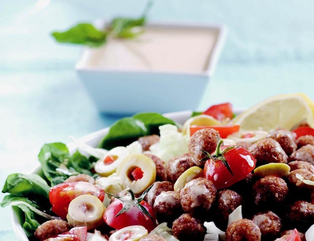 Bulgur Köfteli Salata