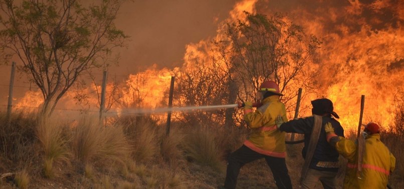 FIRES RAGING IN ARGENTINA‘S SOUTHERN PATAGONIA REGION
