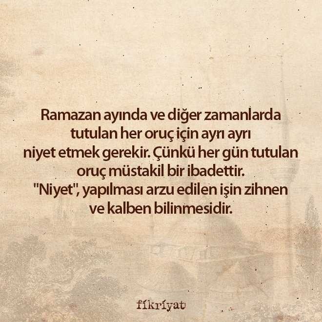 ORUCA NİYET