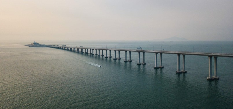 CHINA OPENS MEGA-BRIDGE LINKING HONG KONG TO MAINLAND