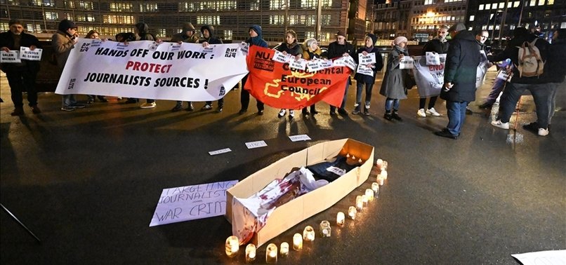 JOURNALISTS KILLED IN ISRAELI ATTACKS ON GAZA REMEMBERED IN BRUSSELS