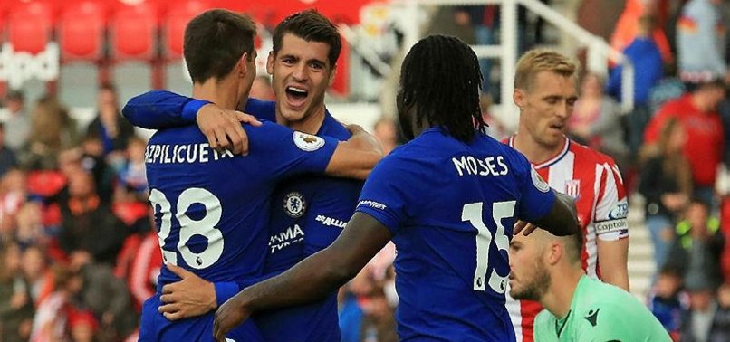MORATA HAT TRICK LEADS CHELSEA TO BIG WIN OVER STOKE IN EPL