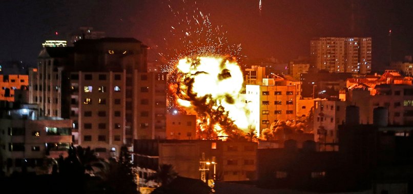 ANADOLU AGENCY’S OFFICE HIT BY ISRAELI FORCES IN GAZA STRIP