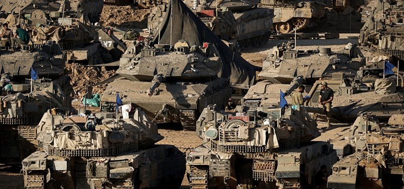 Israel constructing military bases in central Gaza