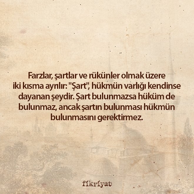 ŞART NE DEMEK?