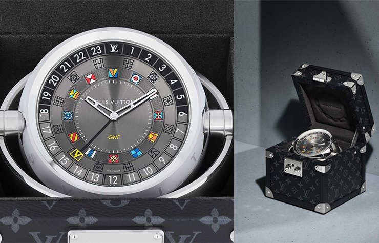 LOUİS VUİTTON TRUNK TABLE CLOCK