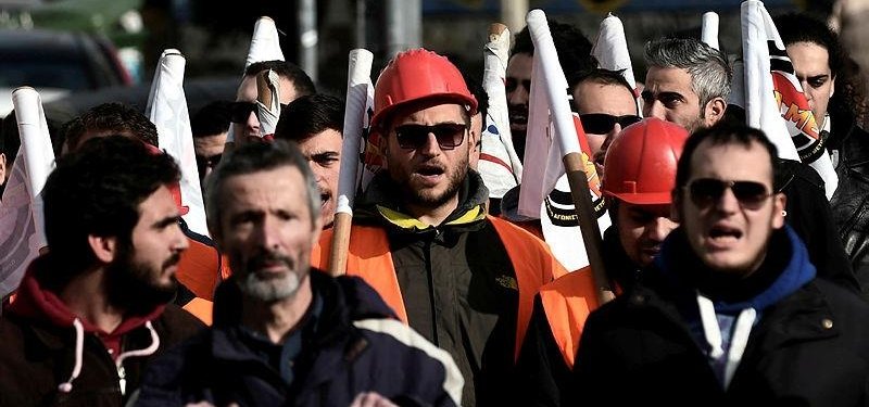 24-hour strike targets austerity measures in Greece