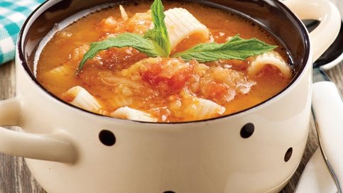 Kabaklı Makarna Çorbası tarifi