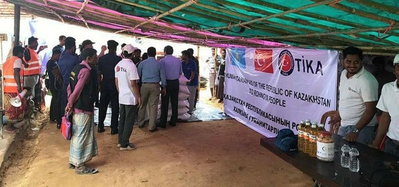 TURKISH AGENCY CONTINUES DELIVERING AID TO ROHINGYA