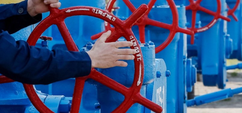 RUSSIA SLASHING EU GAS FLOWS FOR ILLEGAL REASONS: UKRAINE