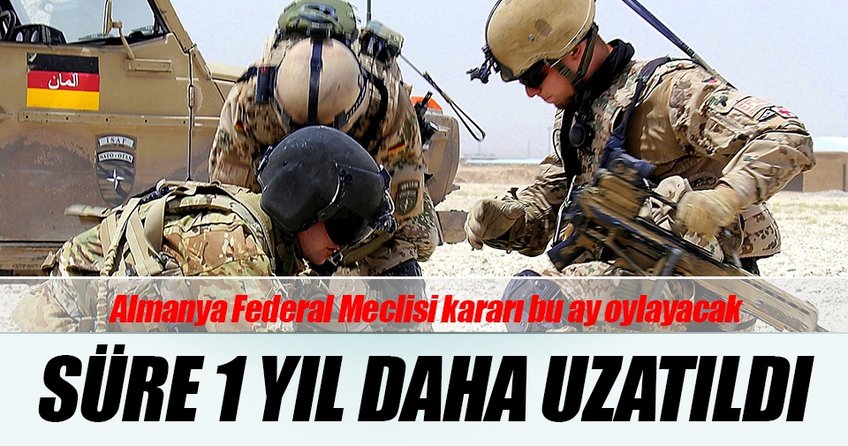 Almanya 1 yıl daha Irak’ta