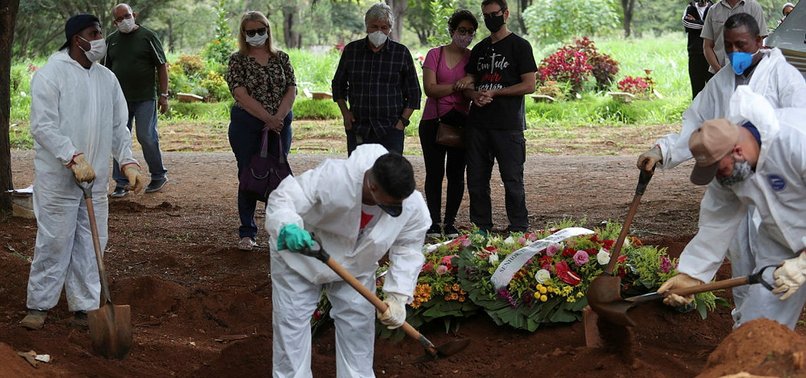 BRAZIL CORONAVIRUS DEATH TOLL HITS 190,000