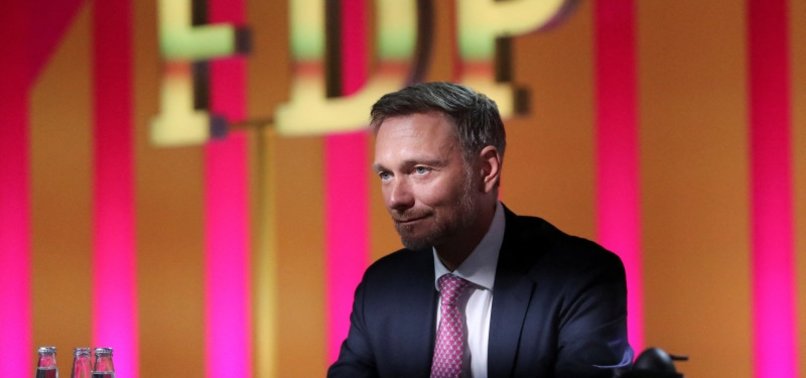 GERMAN FINANCE MINISTER LINDNER IS RE-ELECTED AS LEADER OF FREE DEMOCRATS