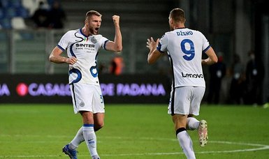 Super sub Dzeko inspires Inter comeback win against Sassuolo