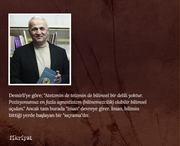 Bilim, İman ve Aşkın Olanın Bilgisi