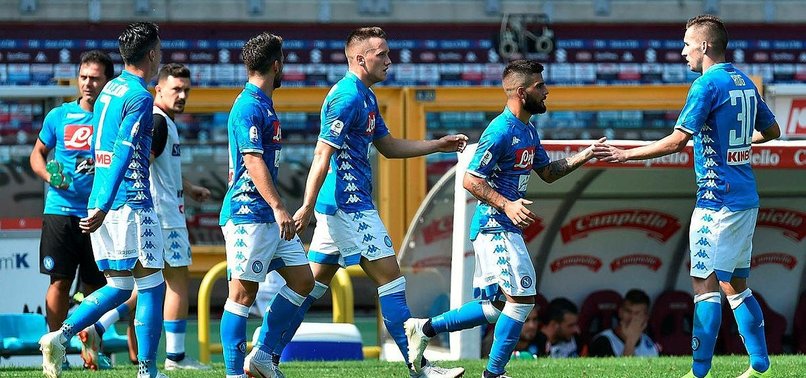 INSIGNE DOUBLE AS NAPOLI JOIN JUVENTUS ON TOP OF SERIE A