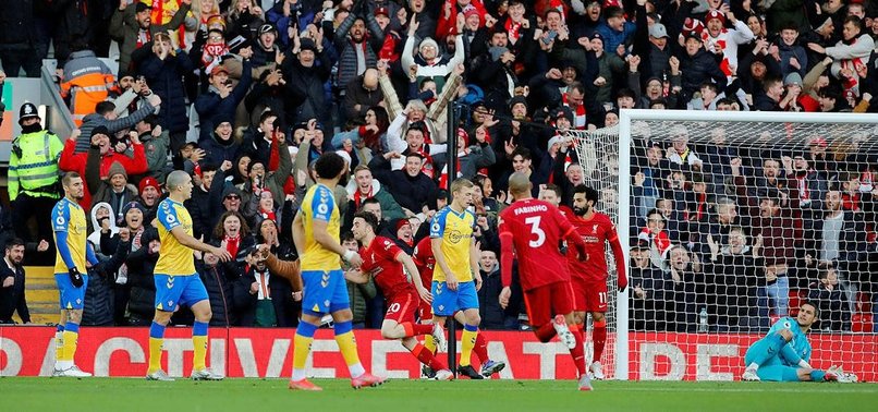 DIOGO JOTA DOUBLE SETS UP LIVERPOOL ROUT OF SOUTHAMPTON