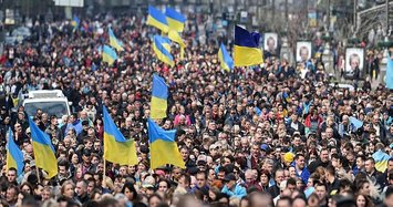 Thousands rally in Kiev in support of incumbent president