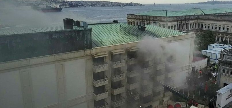 FIRE BREAKS AT LANDMARK ISTANBUL HOTEL; NO INJURIES REPORTED