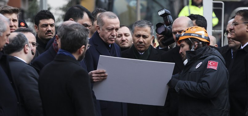 LESSONS TO BE LEARNED FROM ISTANBUL BUILDING COLLAPSE, ERDOĞAN SAYS, VOWING DETERMINED STEPS