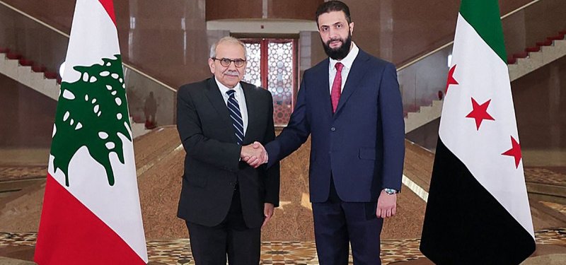 Lebanese prime minister arrives in Damascus for 1st visit to post-Assad Syria