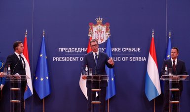 Leaders of Netherlands and Luxembourg call on Serbia and Kosovo to reduce tensions