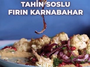 Tahin Soslu Fırın Karnabahar