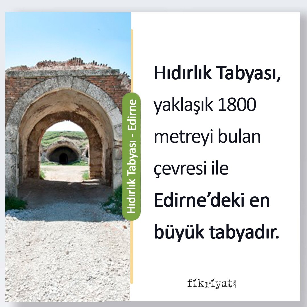 Hıdırlık Tabyası, Edirne