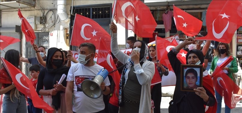 TERROR VICTIMS FAMILIES PROTEST HDP IN SOUTHEASTERN TURKEY