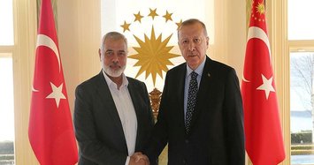 President Erdoğan holds a closed-door meeting with Hamas political chief in Istanbul