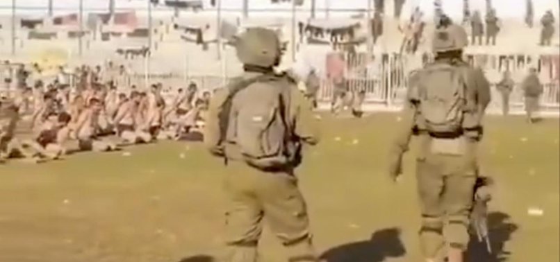 ISRAEL TURNS GAZA STADIUMS INTO TORTURE AND EXECUTION CENTERS