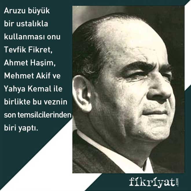 Yahya Kemal tarafından takdir edildi