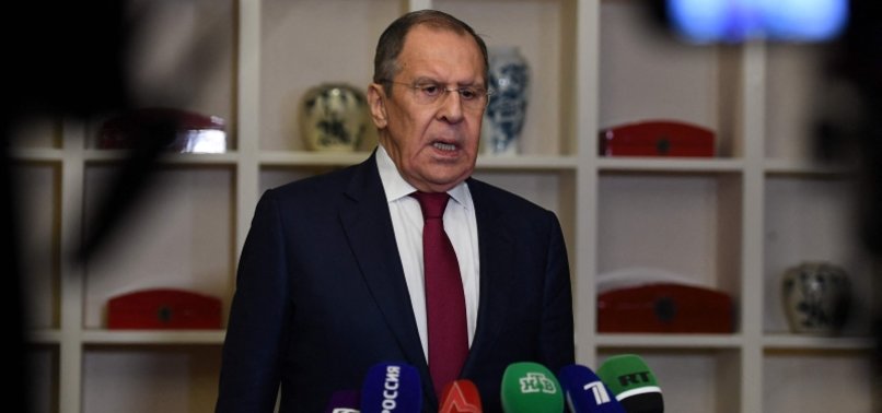 LAVROV CALLS UKRAINES CLAIMS THAT RUSSIAN FORCES HIT ITS OWN CITIES LIES